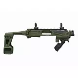 Konverze Fab Defense pro pistole Glock 17/19 KPOS Scout SL Advanced, zelená