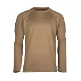 Triko Mil-Tec Quickdry s dlouhým rukávem, Dark Coyote Triko Mil-Tec Quickdry s dlouhým rukávem, Dark Coyote