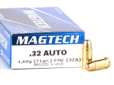 Náboj Magtech .32 AUTO - 7,65 mm (32A) 4,6g/71gr,