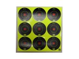 Nalepovací terče Pro-Shot 2inch Green Splattershot Bullseyes, 108 terčů