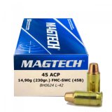 Náboj Magtech .45 ACP (45B) FMJ SWC 230gr, 1ks