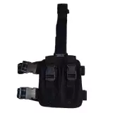Stehenní pouzdro Defcon 5 na 2x zásobník M4, černé Stehenní pouzdro Defcon 5 na 2x zásobník M4, černé