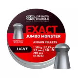 Diabolo JSB Exact Jumbo Monster Light, cal.5,52mm, 1,350g, 200ks Diabolo JSB Exact Jumbo Monster Light, cal.5,52mm, 1,350g, 200ks