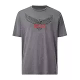Triko Oakley SI Oakley Eagle Tab Tee, Athletic Heather Gray