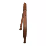 Kožený zkracovací popruh pro kulovnice, italská kůže, hnědý, hladký Kožený zkracovací popruh pro kulovnice, italská kůže, hnědý, hladký