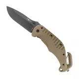 Záchranářský nůž ESP s hladkým ostřím, khaki