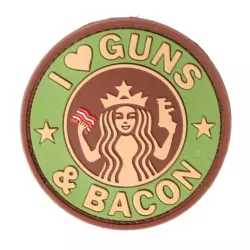 Nášivka JTG Guns and Bacon, Multicam