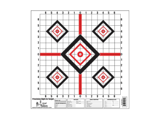 Nastřelovací terč Pro-Shot 16 x 16inch Red Diamond Precision Sight, 10 kusů