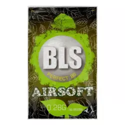 Airsoft kuličky BLS BIO 0,28g 3500bb - bílé