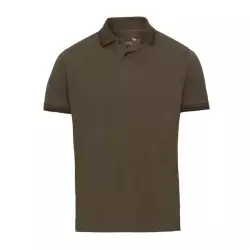 Polo triko Parforce, oliv/hnědé