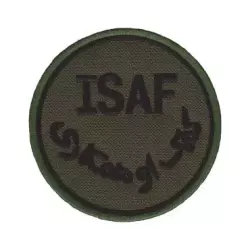 Bojová nášivka ISAF - suchý zip