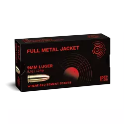 Náboj Geco 9mm Luger FMJ, 1 ks