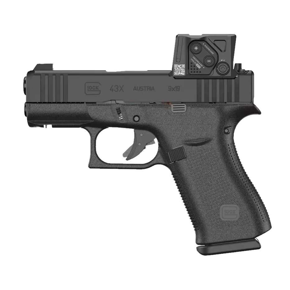 Pistole s kolimátorem Aimpoint COA