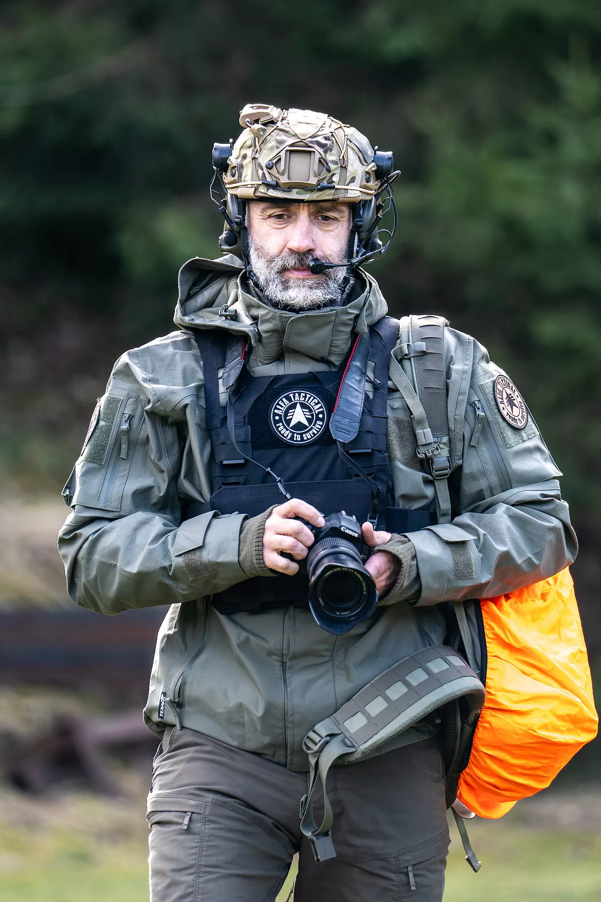 Taktická mikina na střelnici Helikon Range Hoodie 