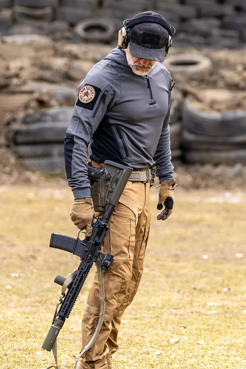 Taktická mikina na střelnici Helikon Range Hoodie 