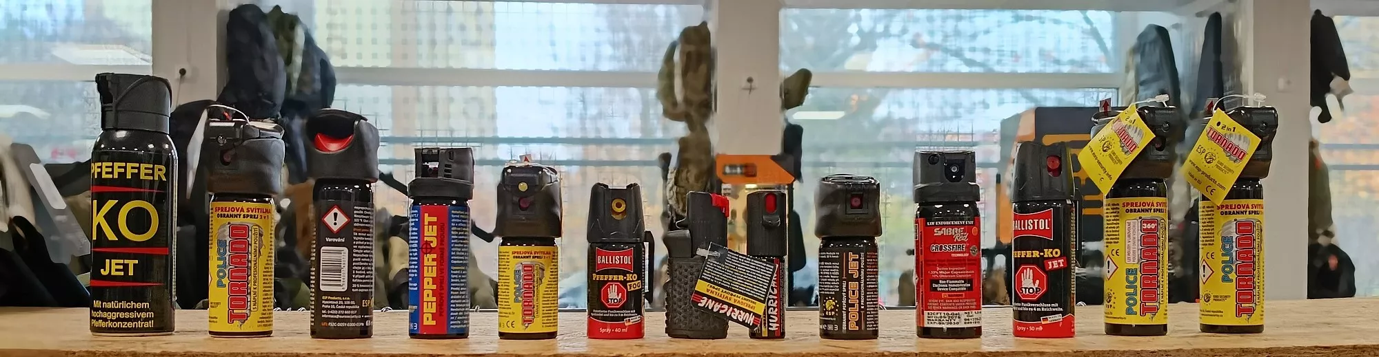 Obranné pepřové spreje 